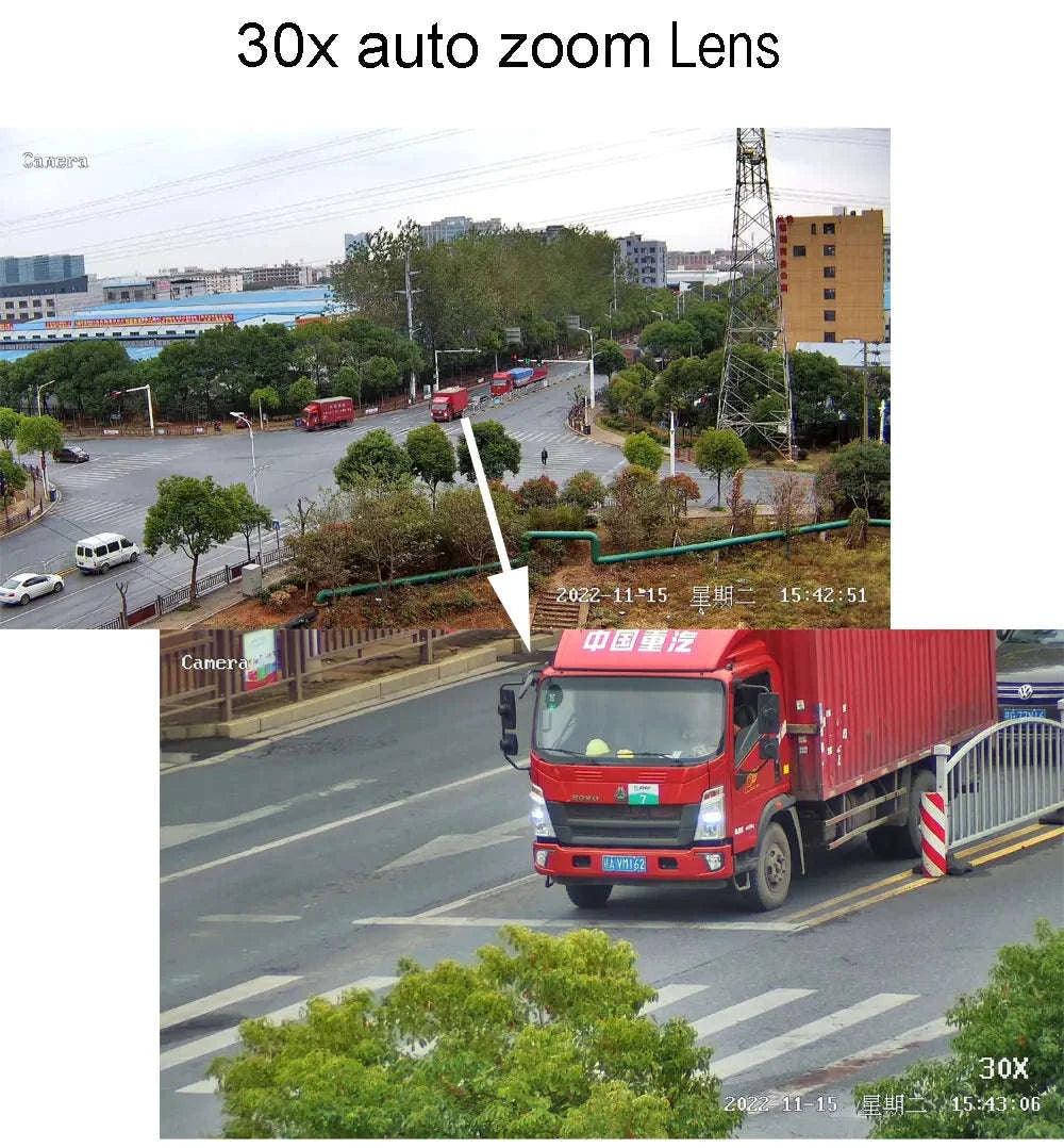 Onvif 4K 8MP POE IP PTZ Speed Dome Camera-4K 8MP Auto Track / AU Plug