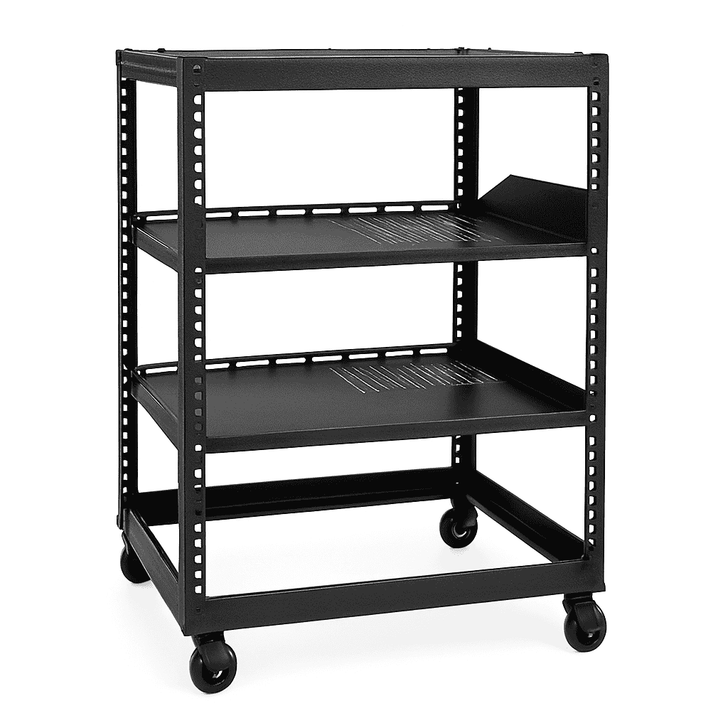 Open Frame Server Rack 12U–20U Adjustable Depth Wall or Floor Mount-20U / United States