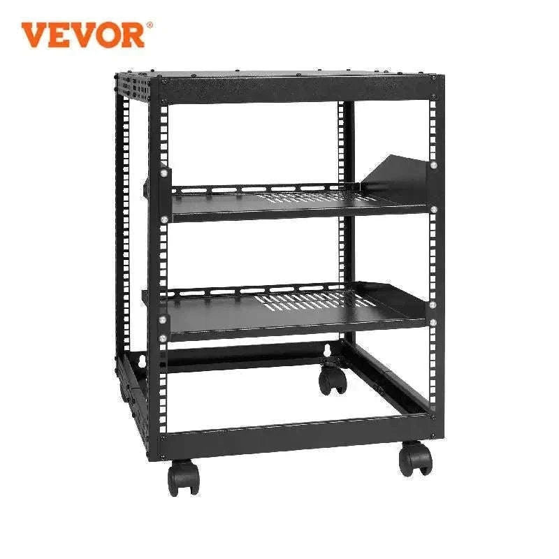 Open Frame Server Rack 12U–20U Adjustable Depth Wall or Floor Mount-20U / United States