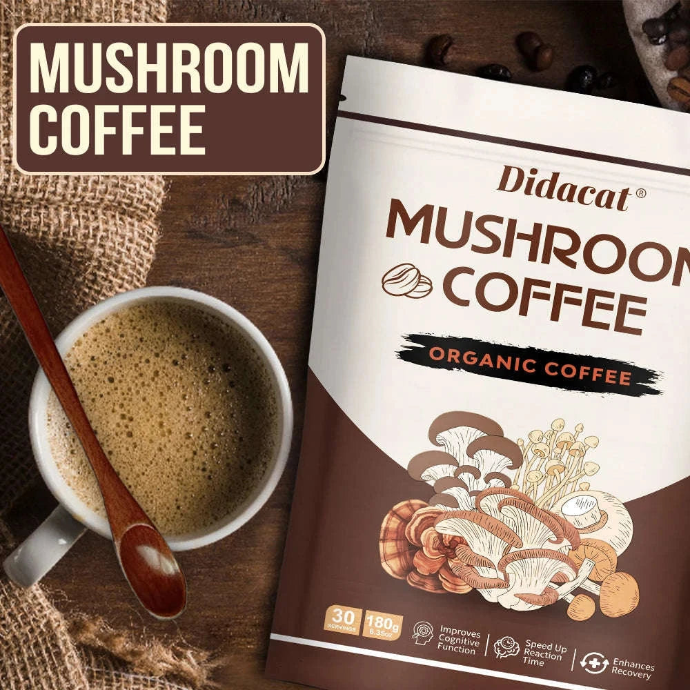 Organic Mushroom Coffee Blend with Superfood Extracts-180g / 3 pack / United States