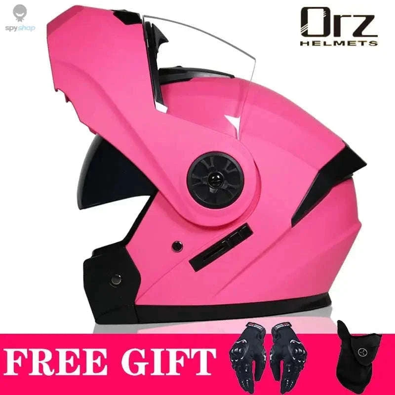 Orz Voyage Modular Motorcycle Helmet with Dual Visor-5B / S