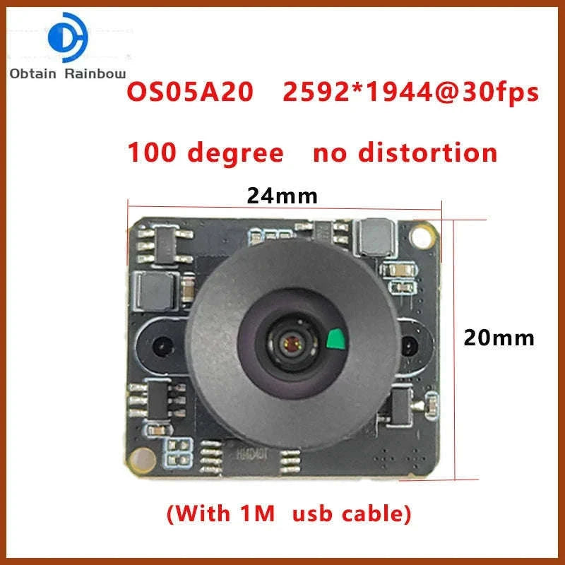 OS05A20 5MP USB Camera Module with 100° View-Default Title