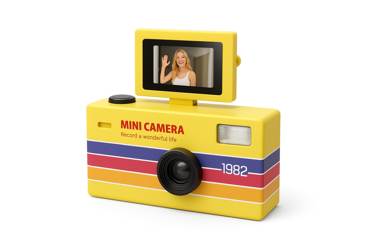 Digital Mini Camera with 180° Flip Screen