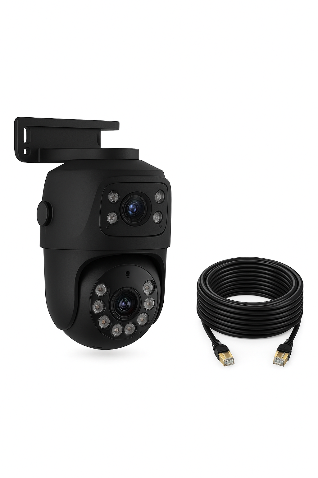 Outdoor 6MP PTZ PoE IP Camera with Human Detection