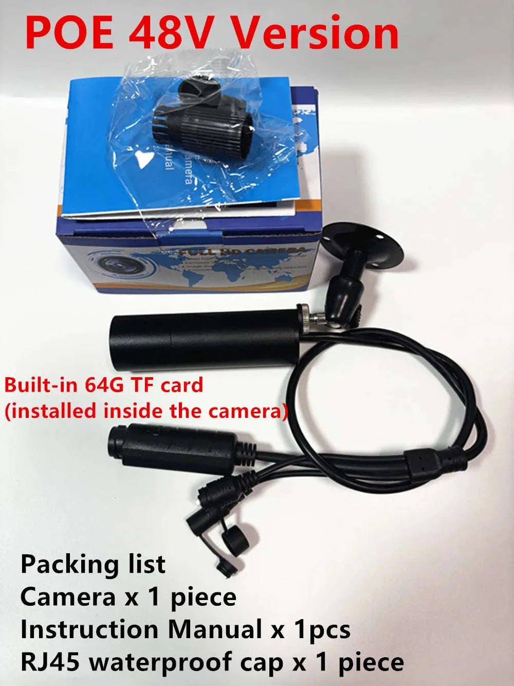 Outdoor Bullet 3K 5MP Mini WiFi Camera with AI Human Detection-wifi 12V Version / 2.8mm