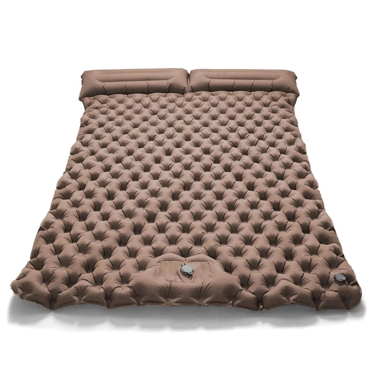 Outdoor Double Inflatable Mattress Sleeping Pad-Orange