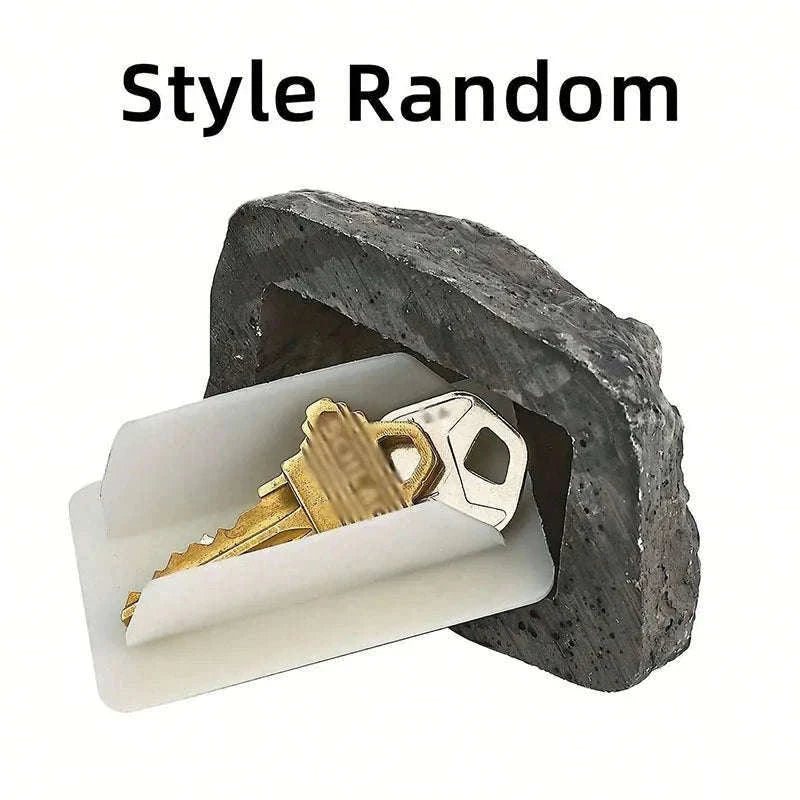 Outdoor Fake Rock Key Box Hidden Keys Holder-normal