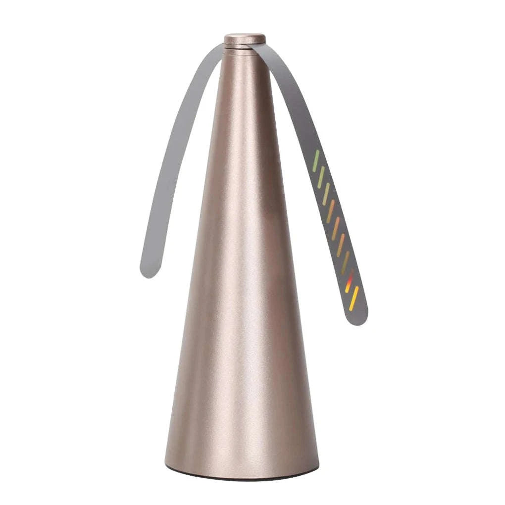 Outdoor Fly Bug Repeller Fan for Tables and Meals-2pcs Silver