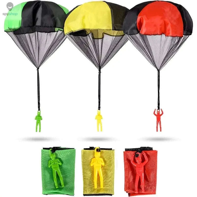 Outdoor Flying Parachute Toy for Backyard Play-3pcs