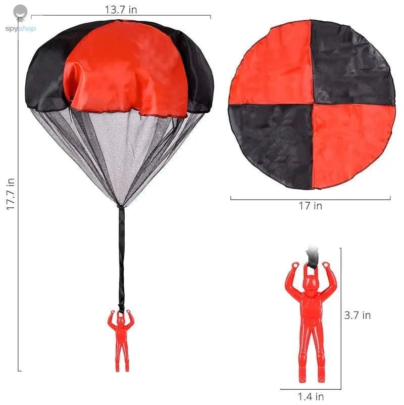 Outdoor Flying Parachute Toy – Tangle‑Free Launches and Backyard Fun-3pcs