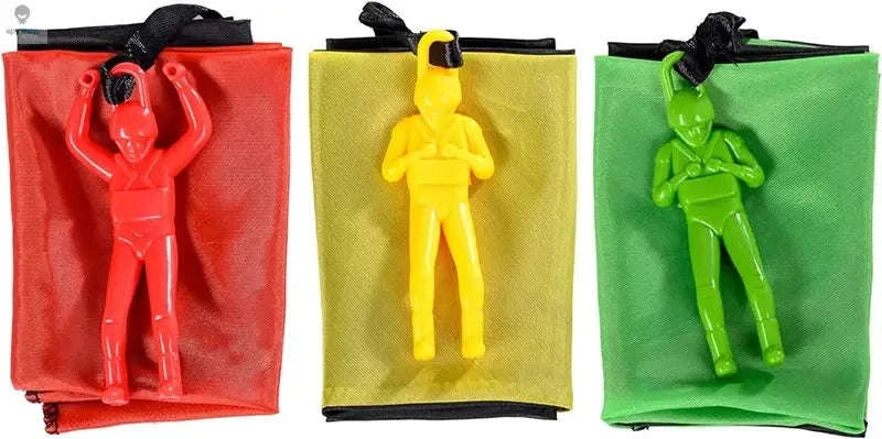 Outdoor Flying Parachute Toy – Tangle‑Free Launches and Backyard Fun-3pcs