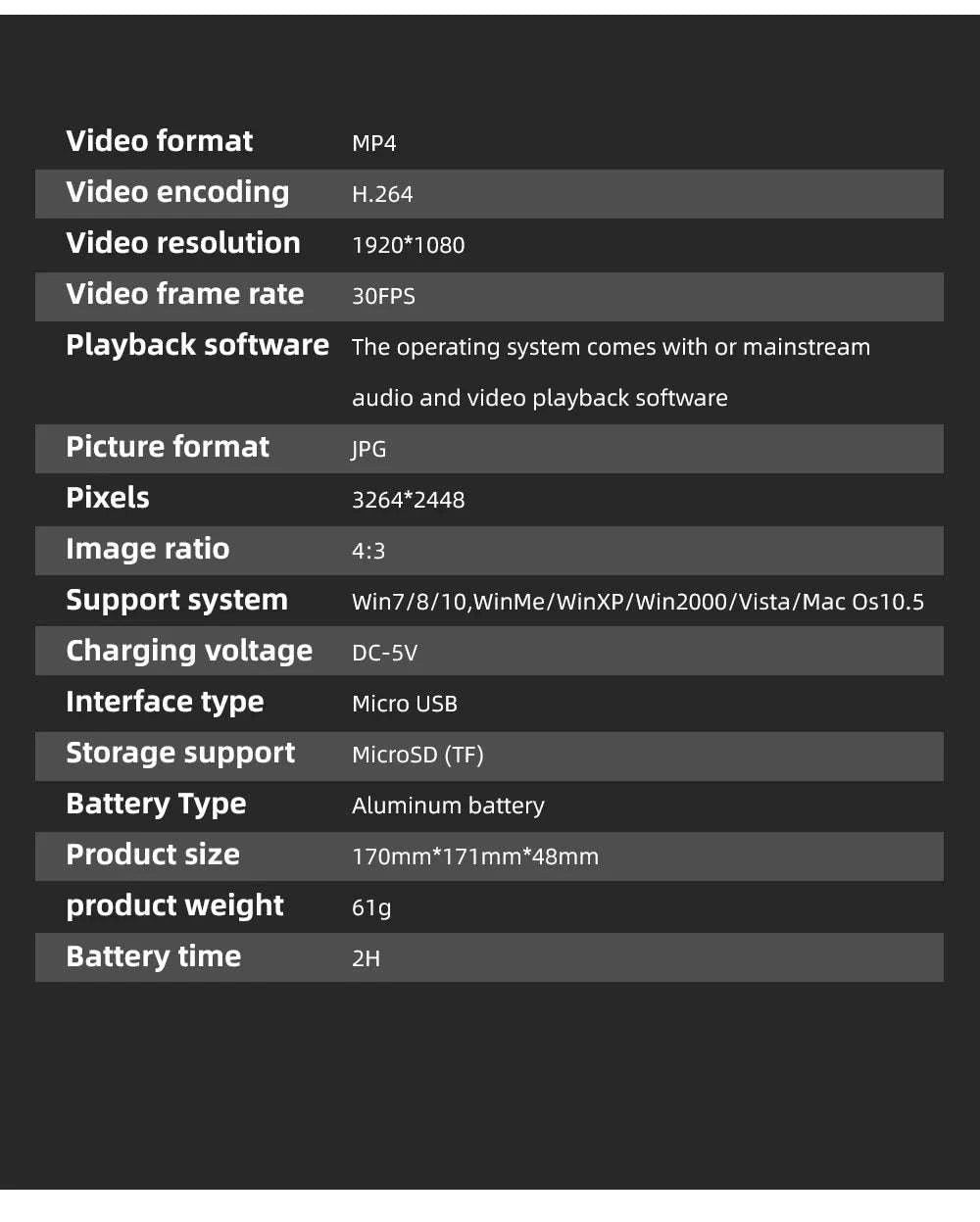 Outdoor FPV Camera Sunglasses with 1080P Action Recording-VG32