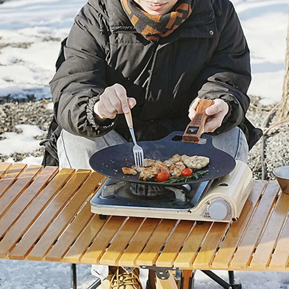 Outdoor Grill Pan Handle Adjustable Insulated Clip-1Pc