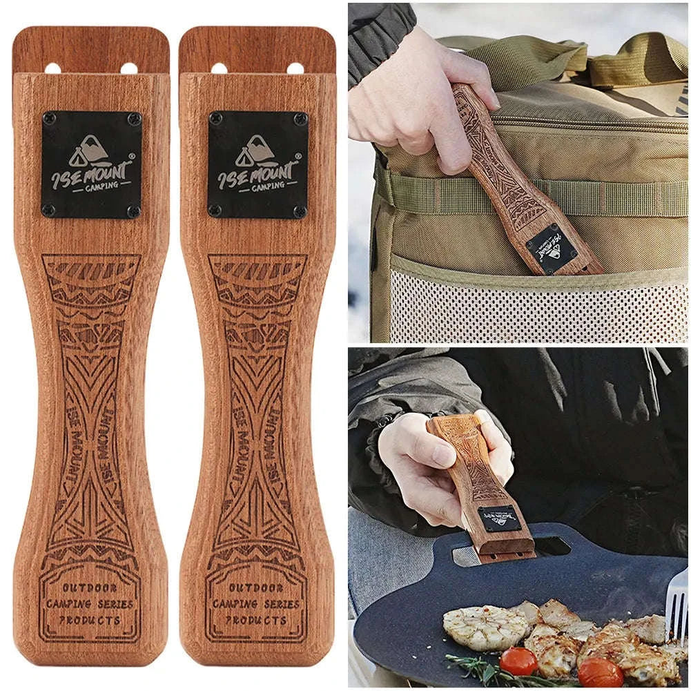 Outdoor Grill Pan Handle Adjustable Insulated Clip-1Pc