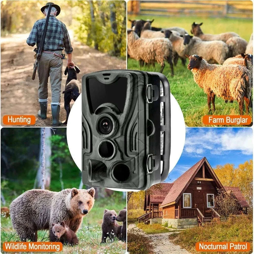 Outdoor Hunting Camera 24MP 1080P with Lithium Battery-Default Title
