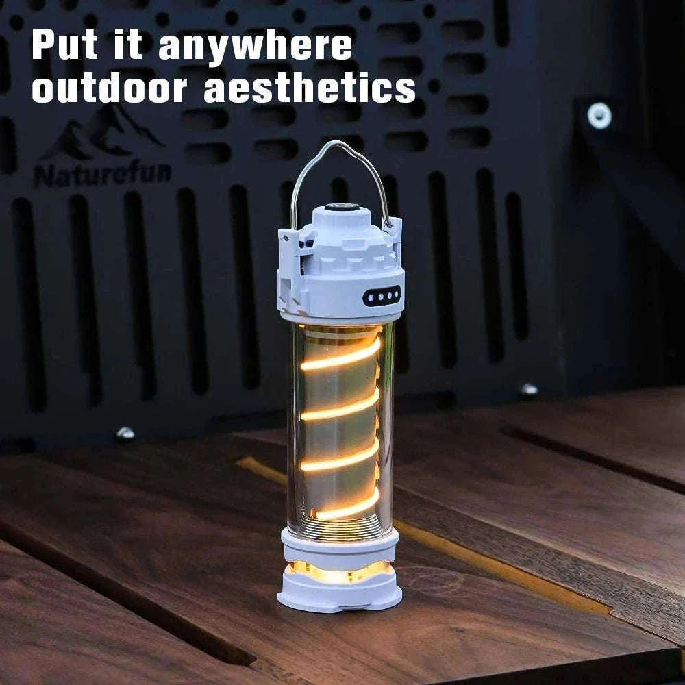 Outdoor LED Camping Light with Tripod, 5 Modes and USB Charging-RH storage bag