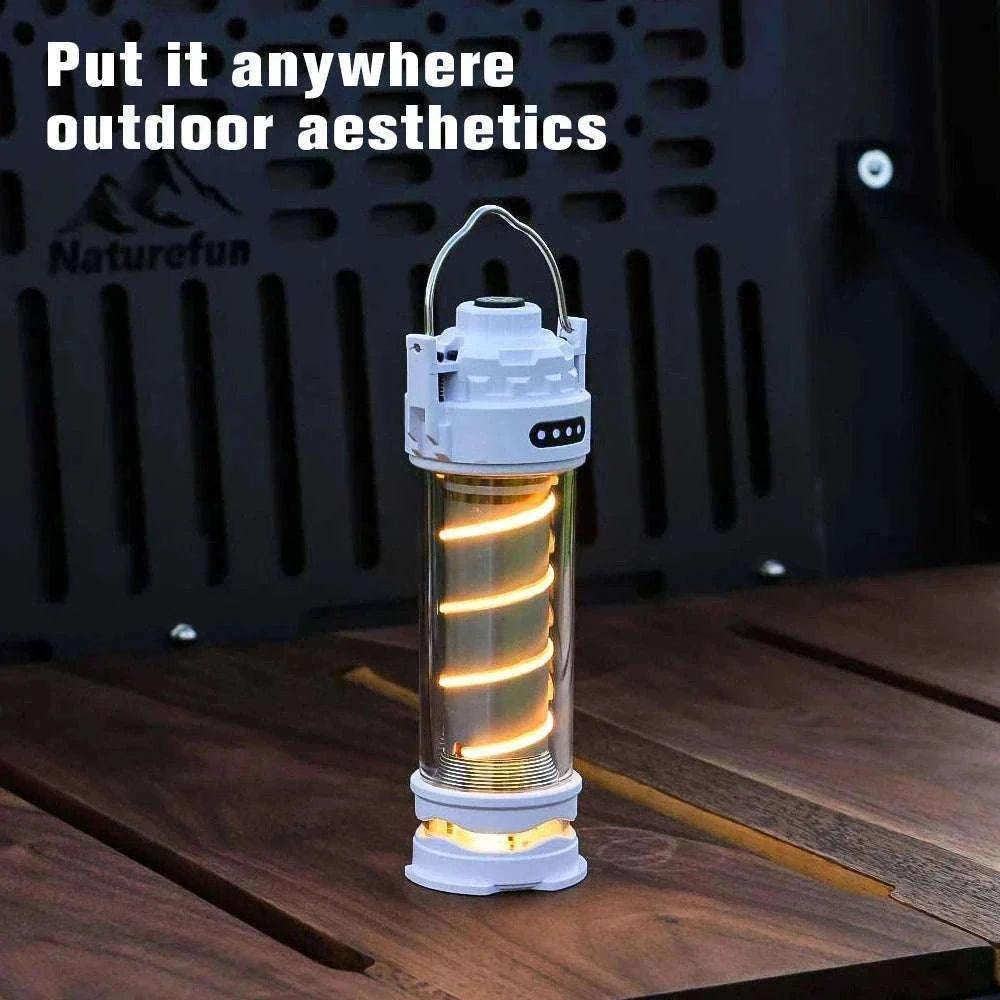 Outdoor LED Camping Light with Tripod, 5 Modes and USB Charging-RH storage bag