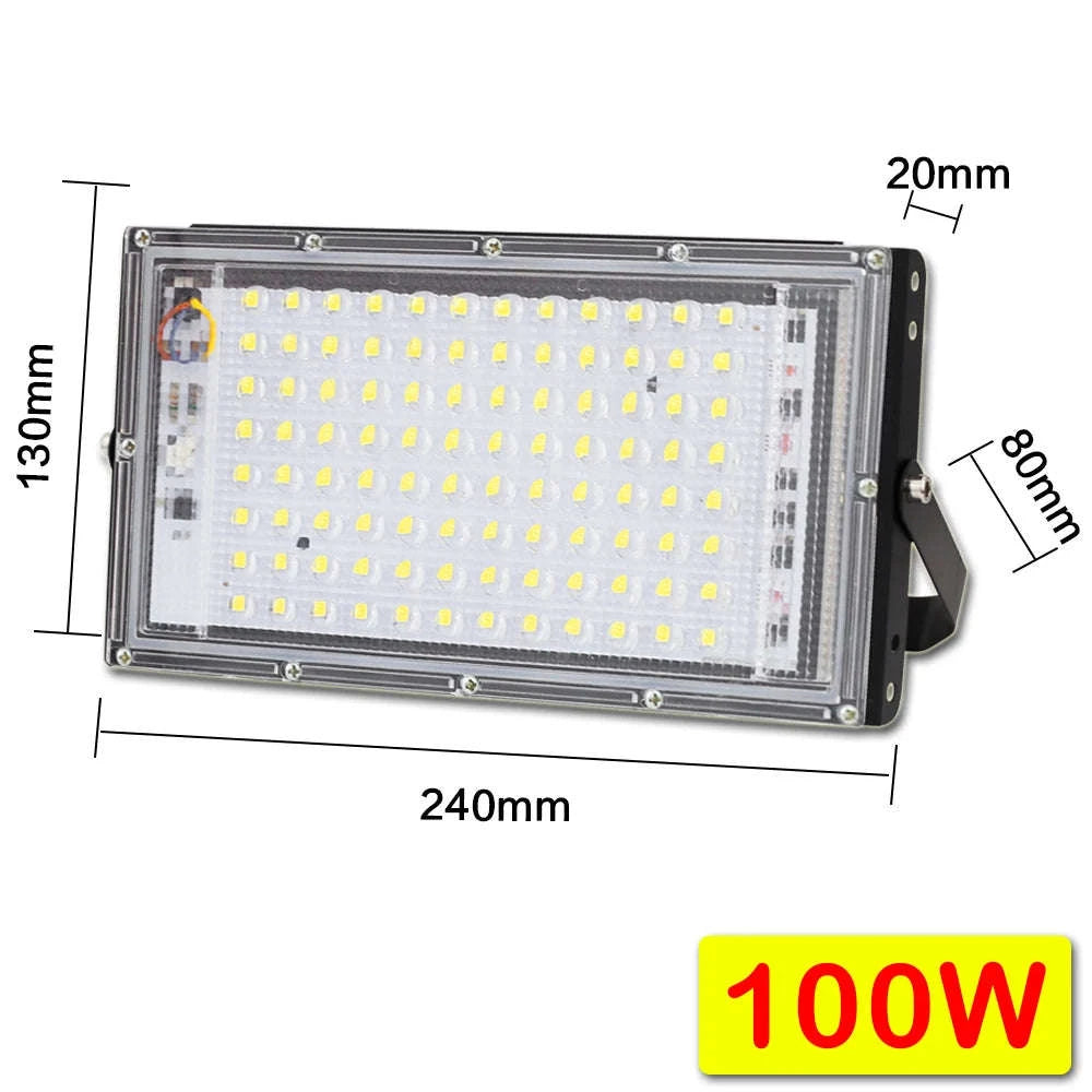 Outdoor LED Flood Light for Bright, Reliable Illumination-1pcs / Warm White (2700-3500K) / 50 W