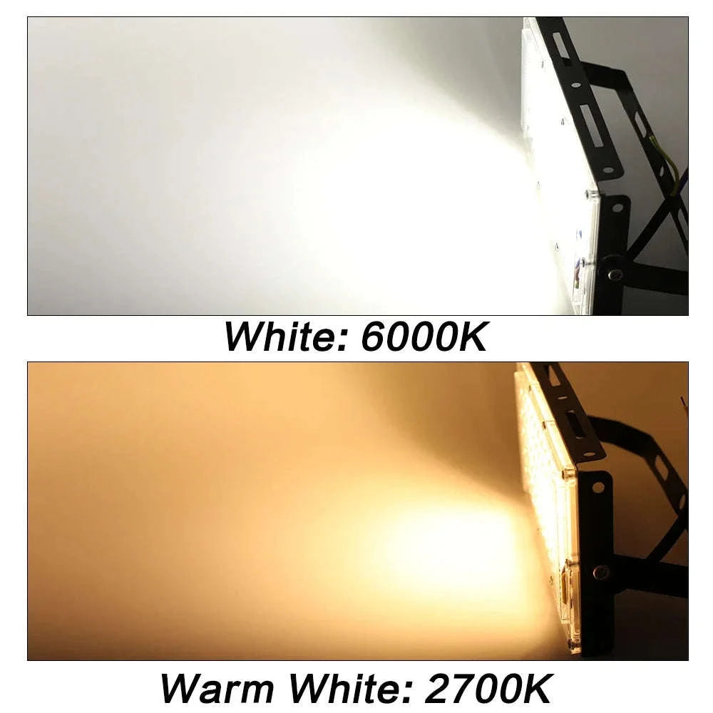 Outdoor LED Flood Light for Bright, Reliable Illumination-1pcs / Warm White (2700-3500K) / 50 W