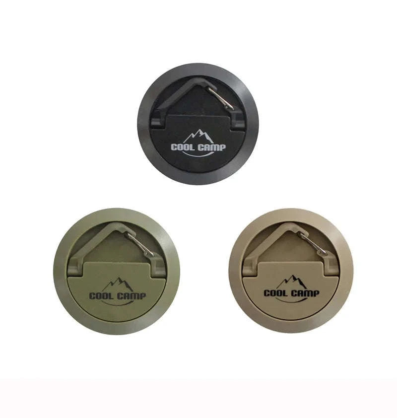 Outdoor Magnetic Hook Tent Hanging Clip, 5 kg Load-Khaki
