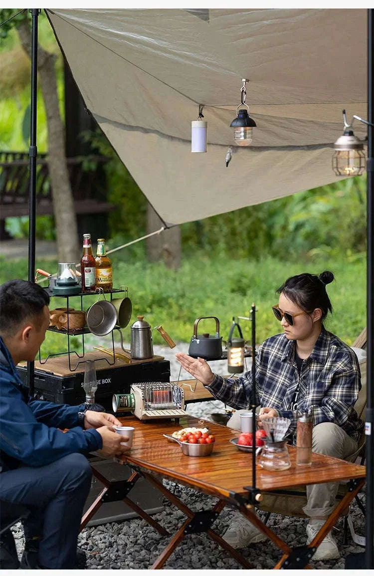 Outdoor Mini Heating Stove Portable Butane Burner-KHAKI