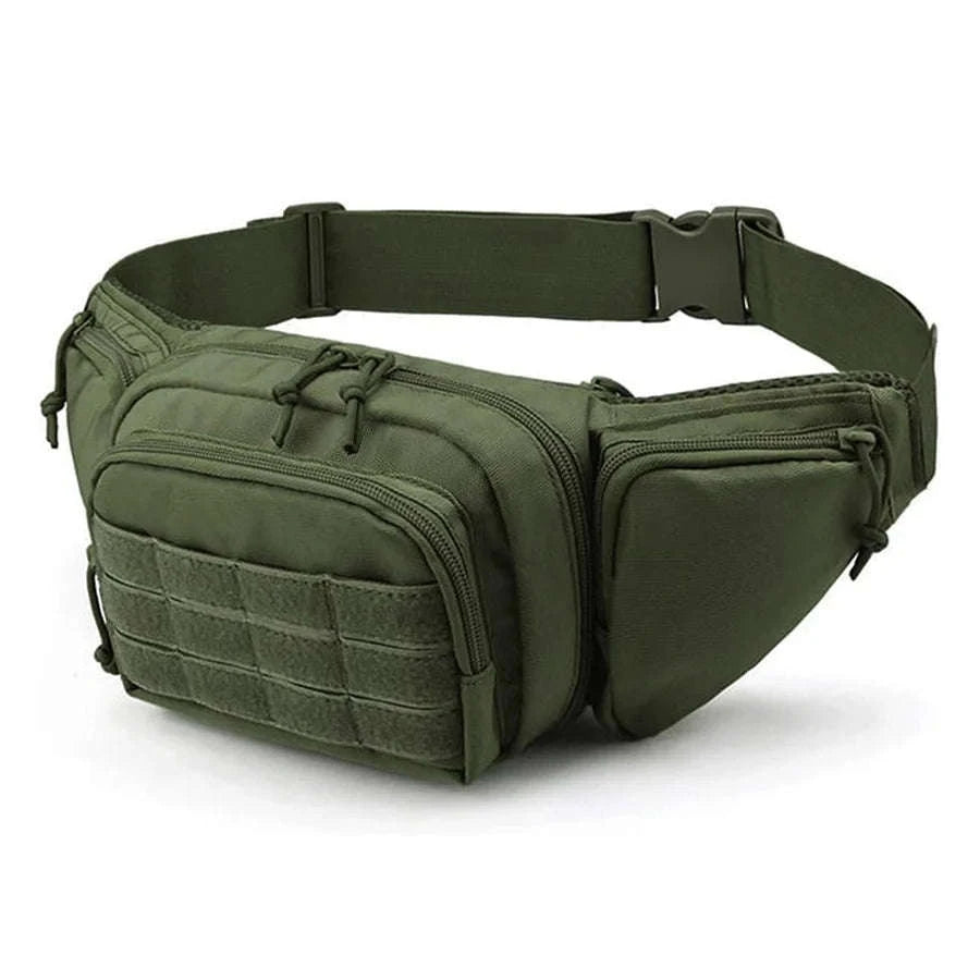 Outdoor Multifunctional Invisible Waist Bag for Men-Black