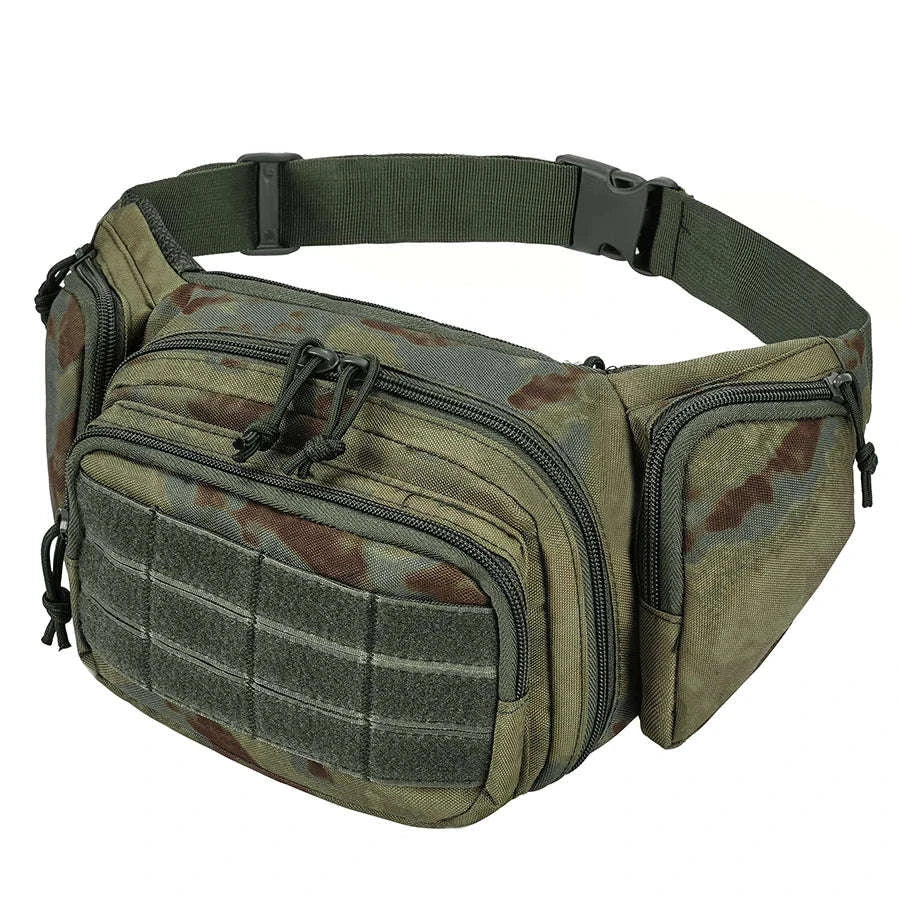Outdoor Multifunctional Invisible Waist Bag for Men-Black