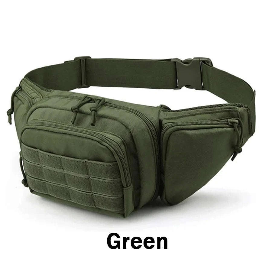 Outdoor Multifunctional Invisible Waist Bag for Men-Black