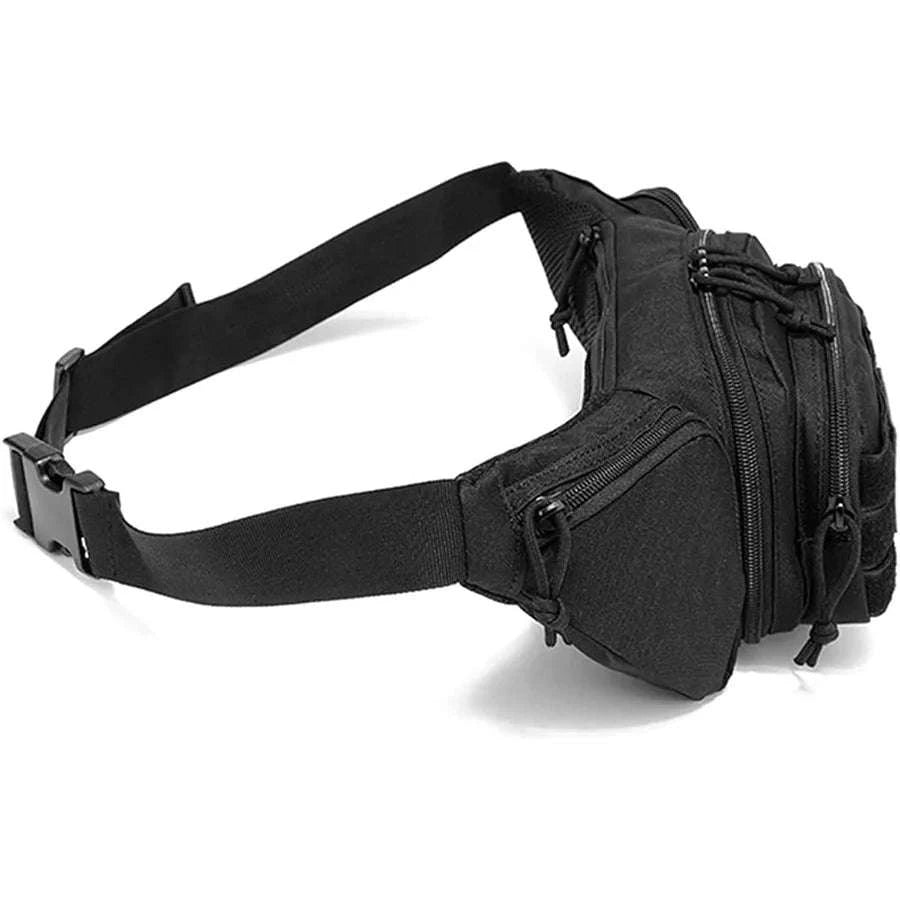 Outdoor Multifunctional Invisible Waist Bag for Men-Black
