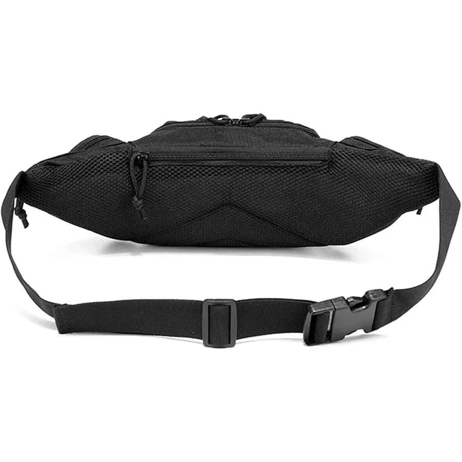 Outdoor Multifunctional Invisible Waist Bag for Men-Black