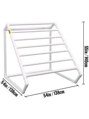 Outdoor Pool Towel Rack with 5–8 Bars, PVC Freestanding Organizer-T Shape 5 Bar / United States