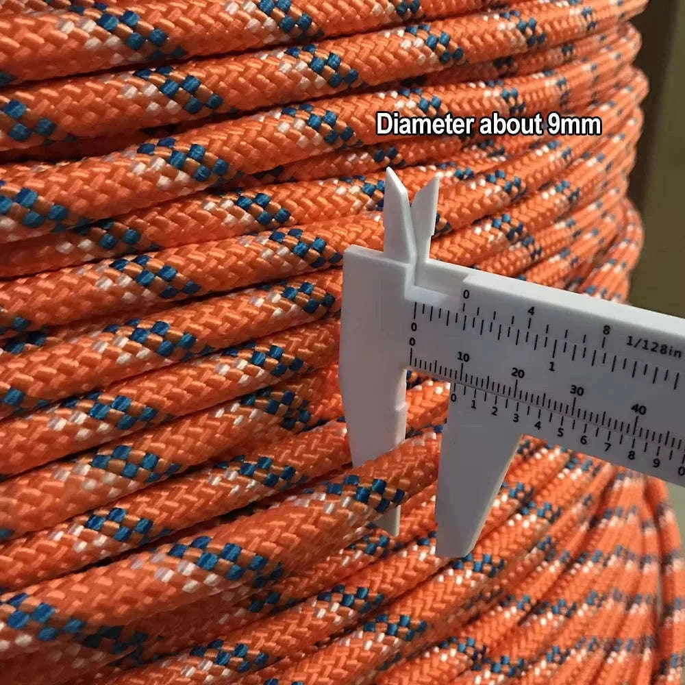 Outdoor Rope 5-50m 9mm Wear-Resistant 700kg-30M