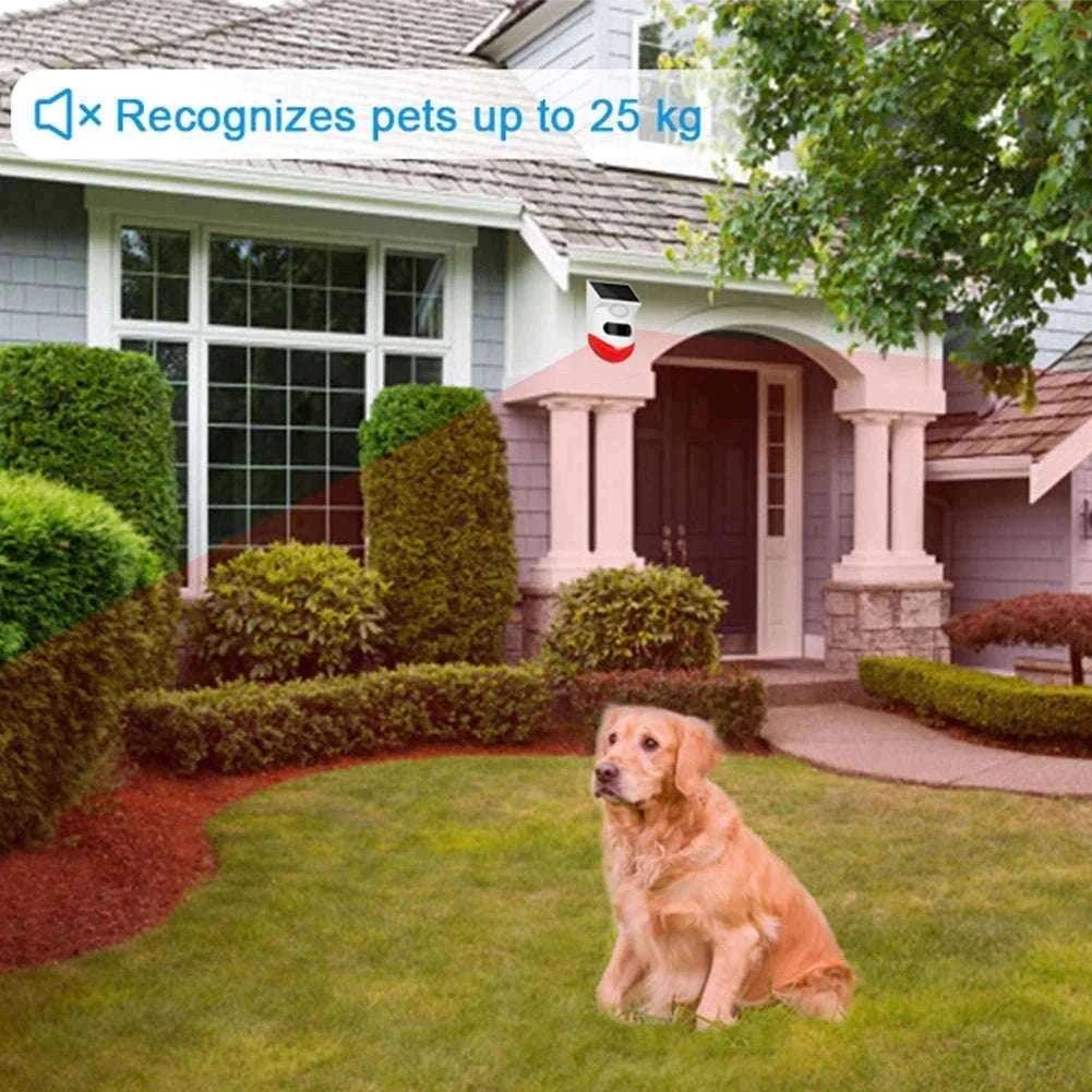 Outdoor Solar PIR Infrared Alarm with WiFi, 433MHz Options-CT80D