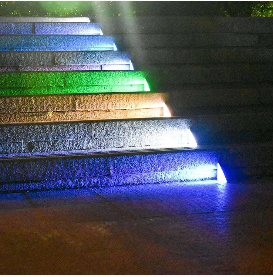 Outdoor Solar Step Lamp-6pcs / Warm white