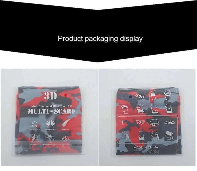 Outdoor Sport Bandana Neck Gaiter for Active Coverage-QXMZ260-26