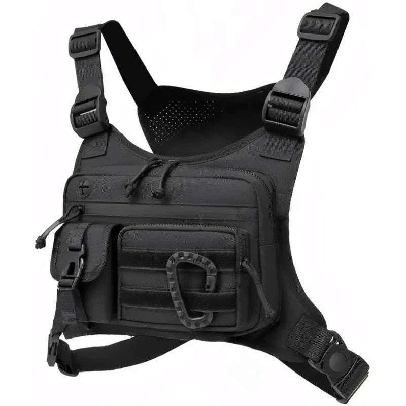 Outdoor Tactical Vest Multi‑Functional Sports Chest Bag-kahki
