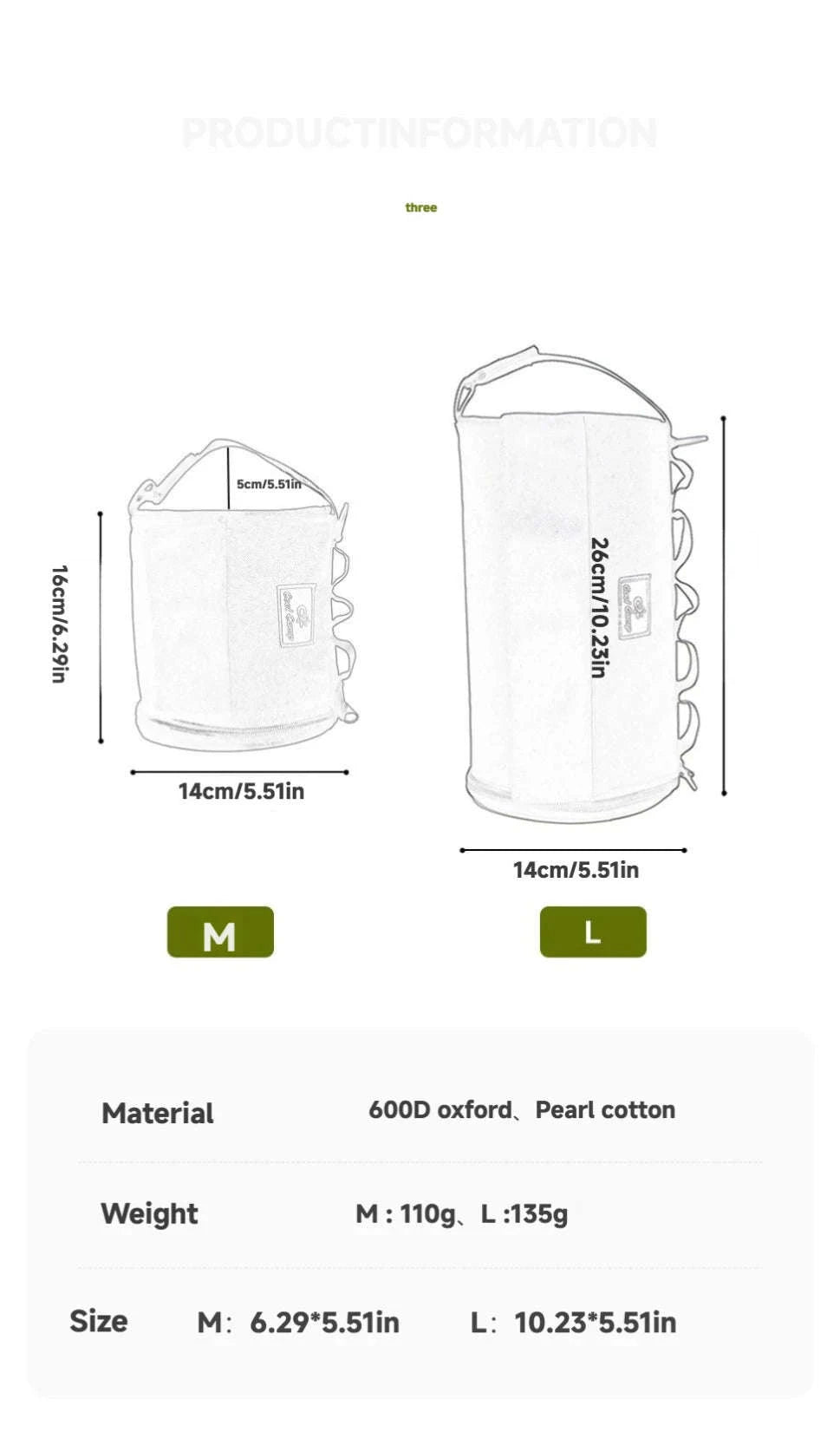 Outdoor Tissue Case with Hook for Travel Roll Paper Storage-Khaki-M