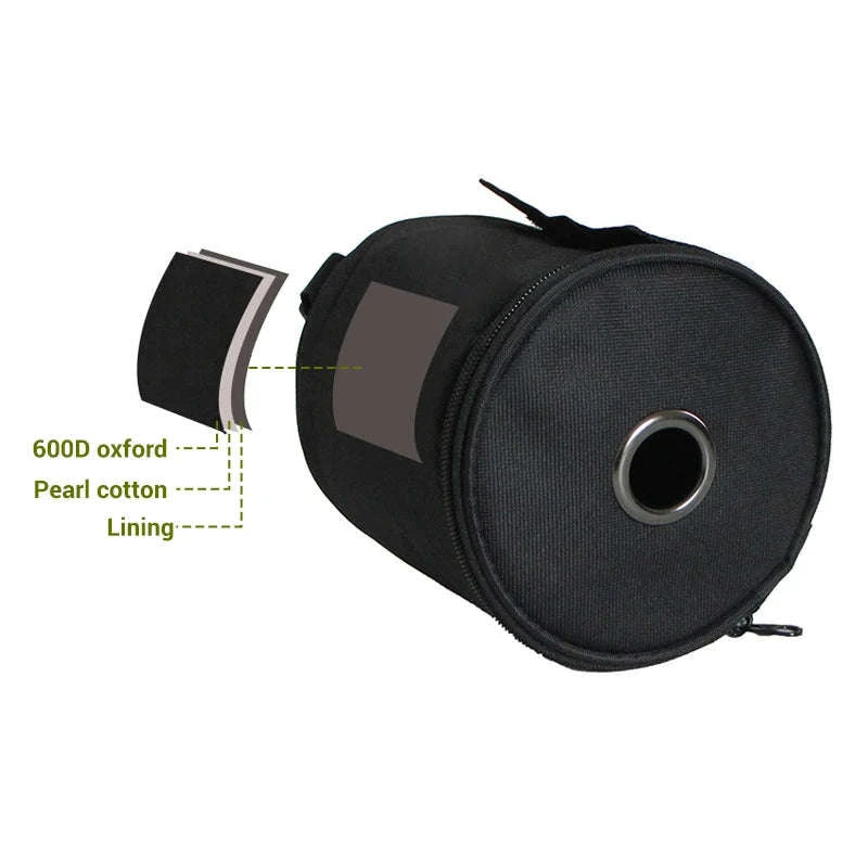 Outdoor Tissue Case with Hook for Travel Roll Paper Storage-Khaki-M