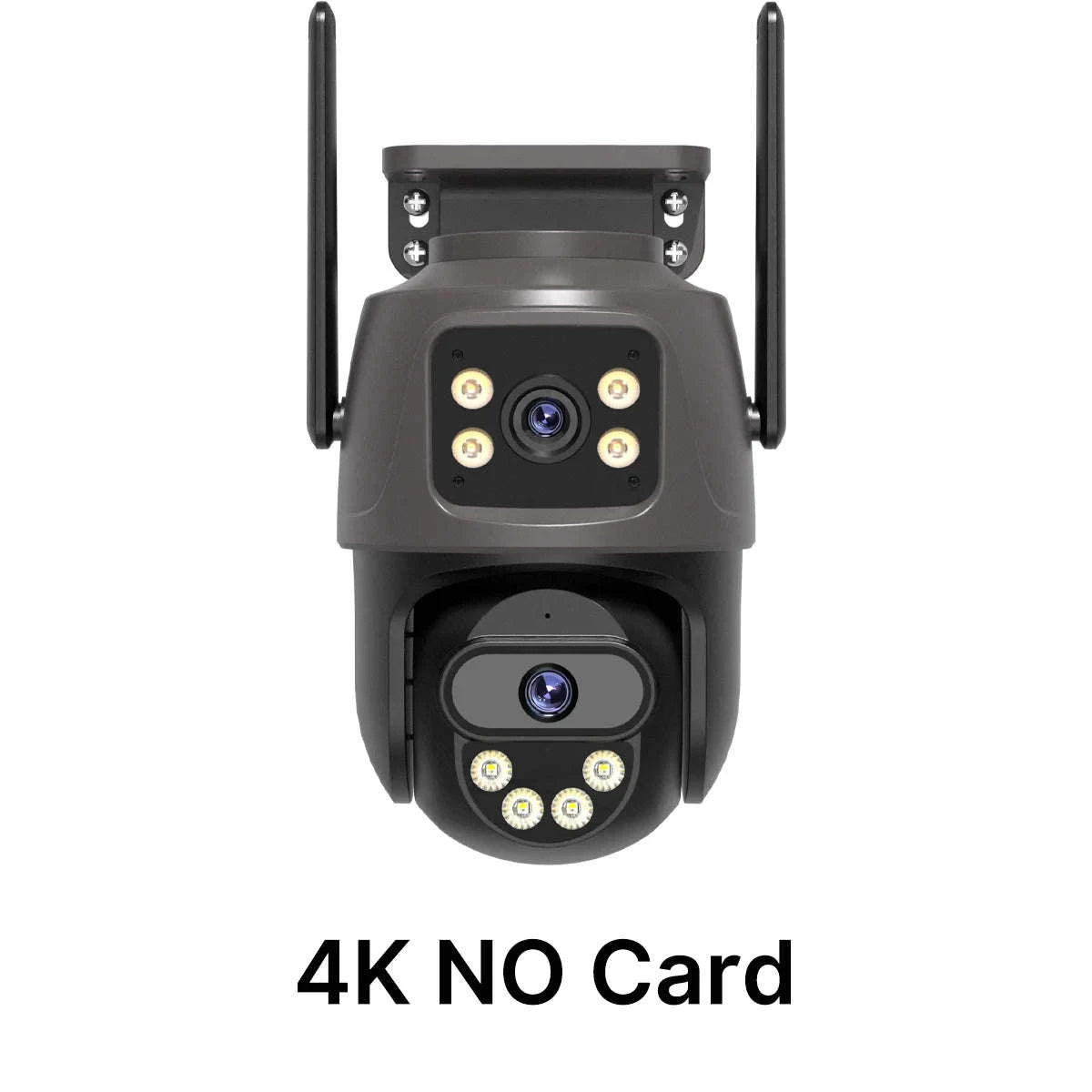 Outdoor WiFi PTZ Camera with Auto Tracking and Color Night Vision-6K With 128G Card / EU Plug / france