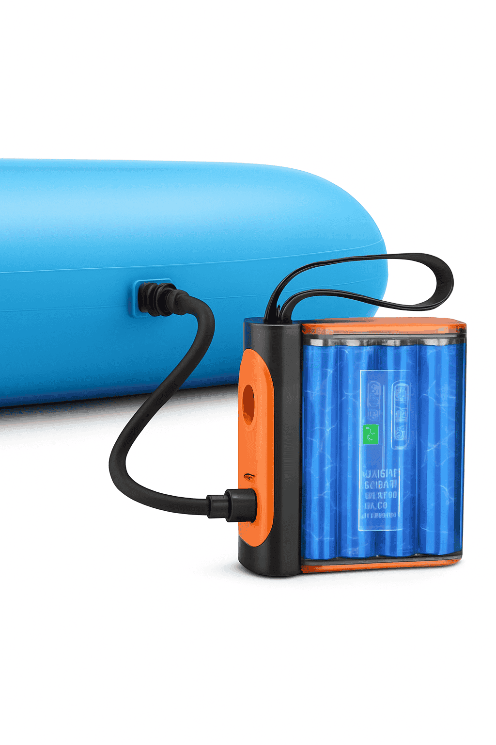 Outdoor Wireless Air Pump with Inflation and Deflation-Black