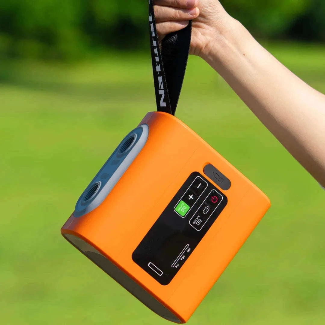 Outdoor Wireless Air Pump with Inflation and Deflation-Black