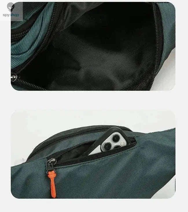Oxford Waterproof Mobile Waist Bag for Everyday Adventures-Brown