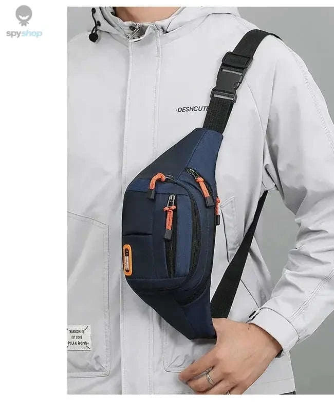 Oxford Waterproof Mobile Waist Bag for Everyday Adventures-Brown