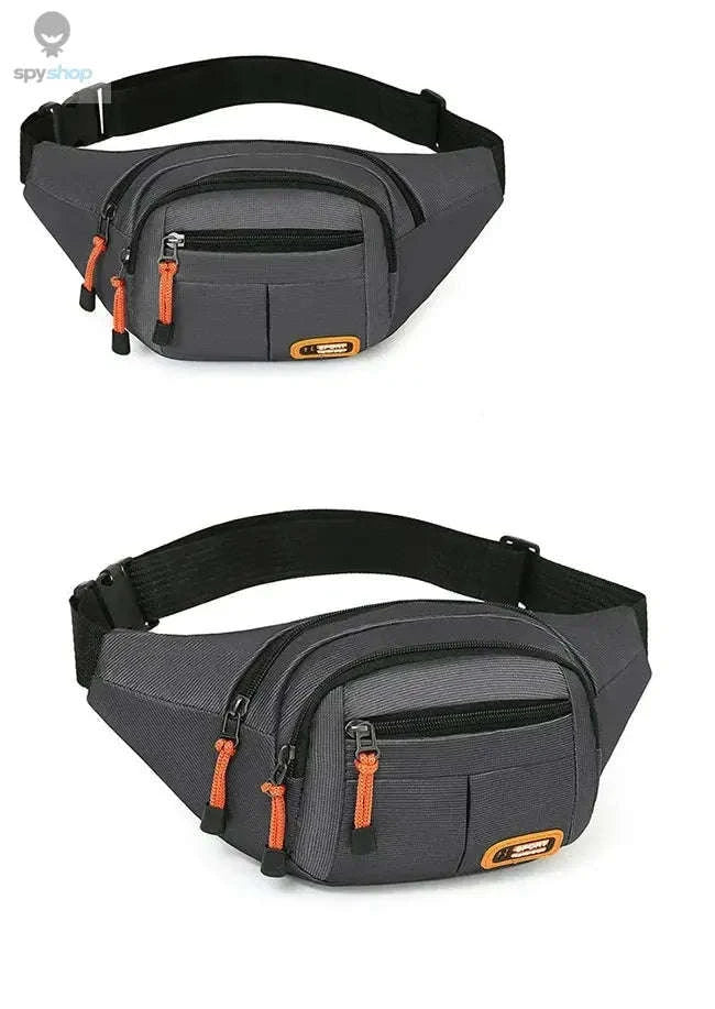Oxford Waterproof Mobile Waist Bag for Everyday Adventures-Brown