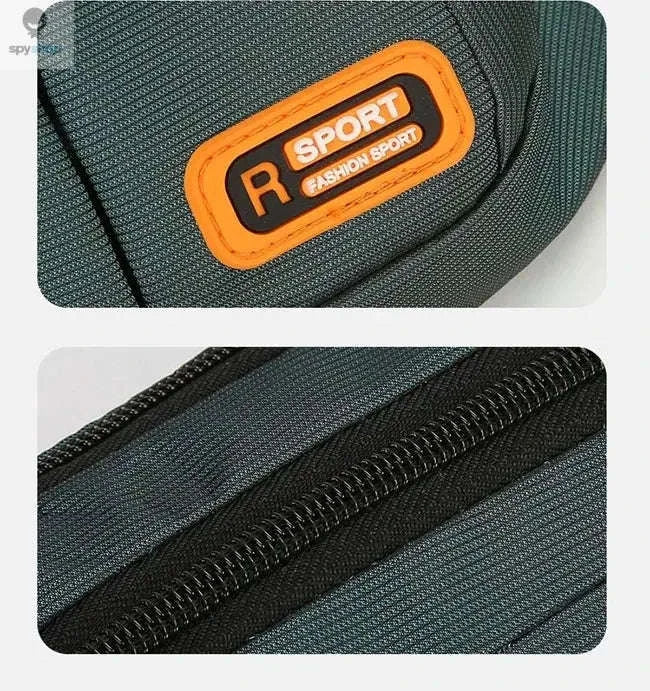 Oxford Waterproof Mobile Waist Bag for Everyday Adventures-Brown