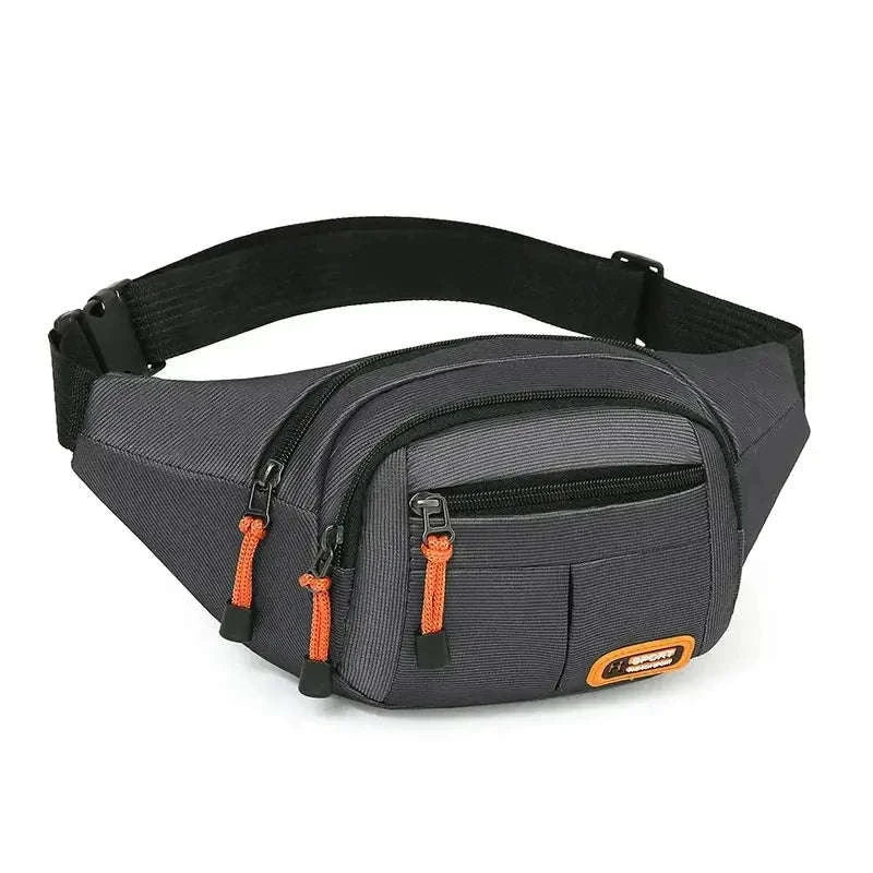 Oxford Waterproof Mobile Waist Bag for Everyday Adventures-Brown