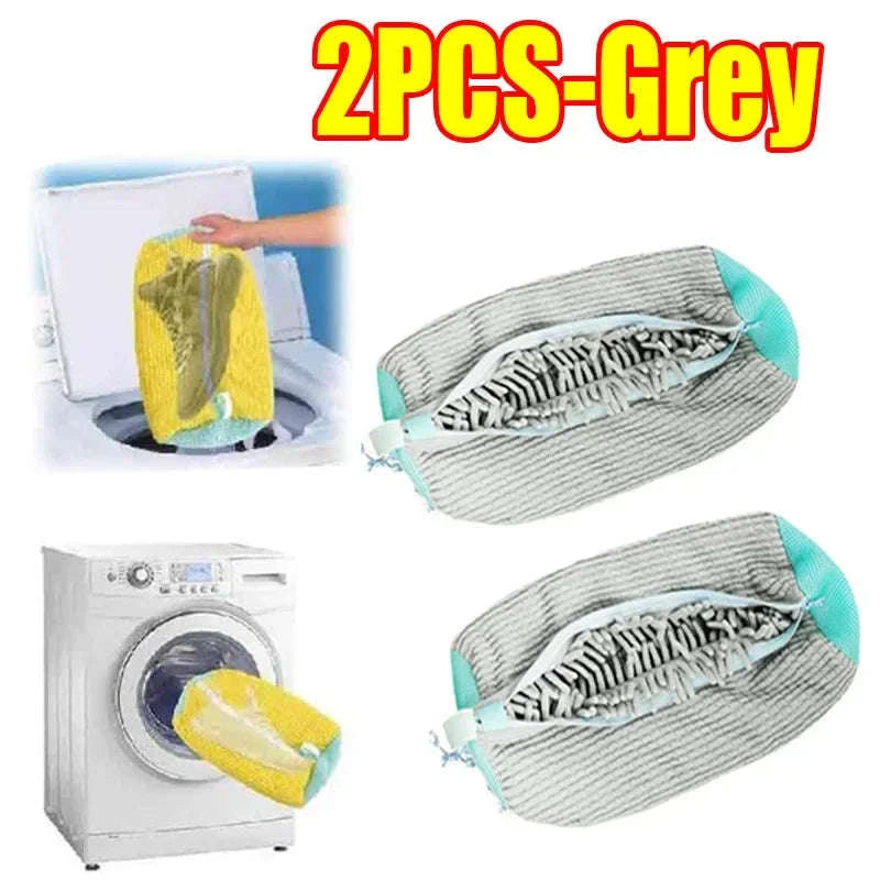 Padded Net Shoe Laundry Bag-1PCS-yellow