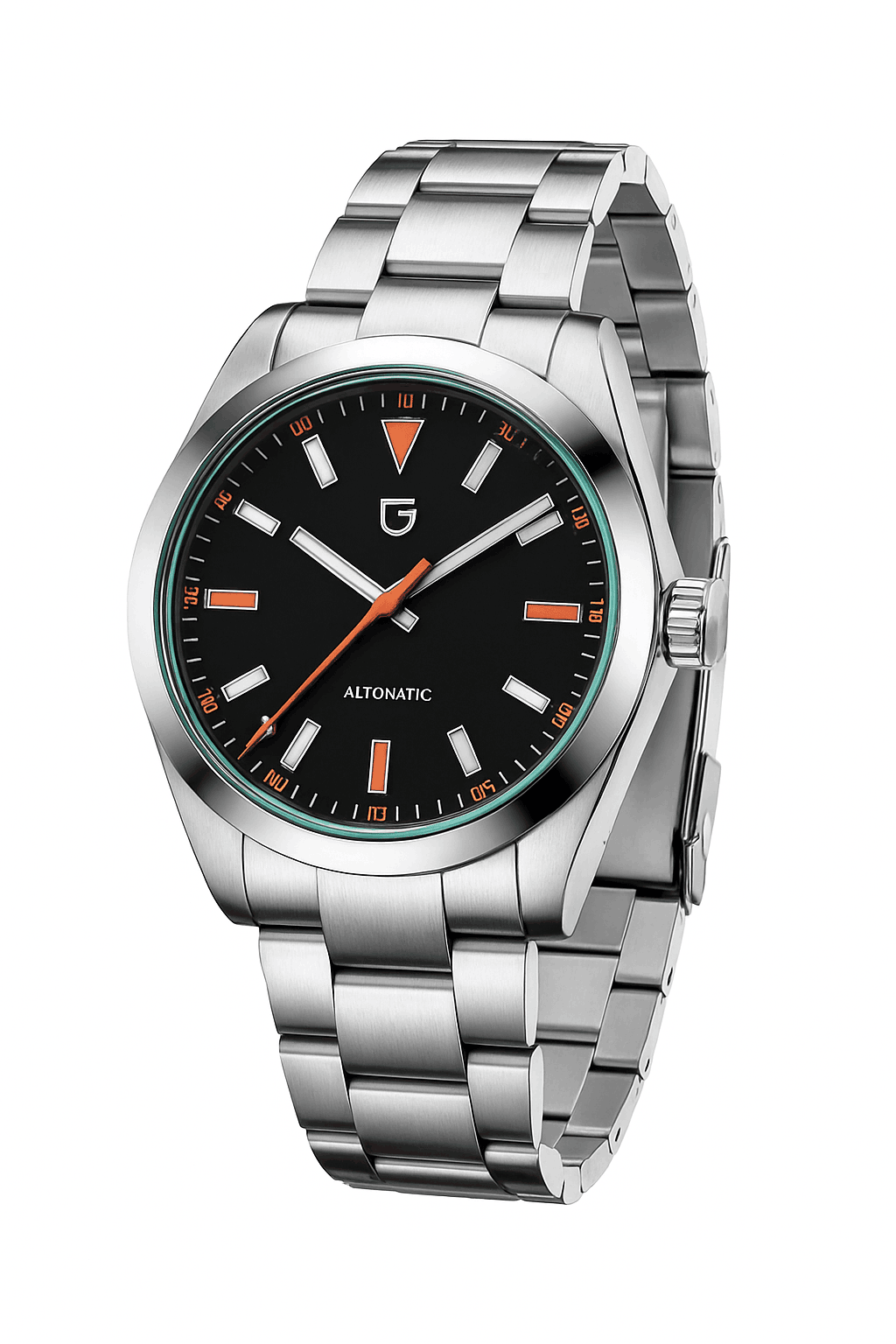 Pagani Design Automatic Men's Watch Green Dial Sapphire Crystal-Black / Japan NH35A Movt / UNITED KINGDOM