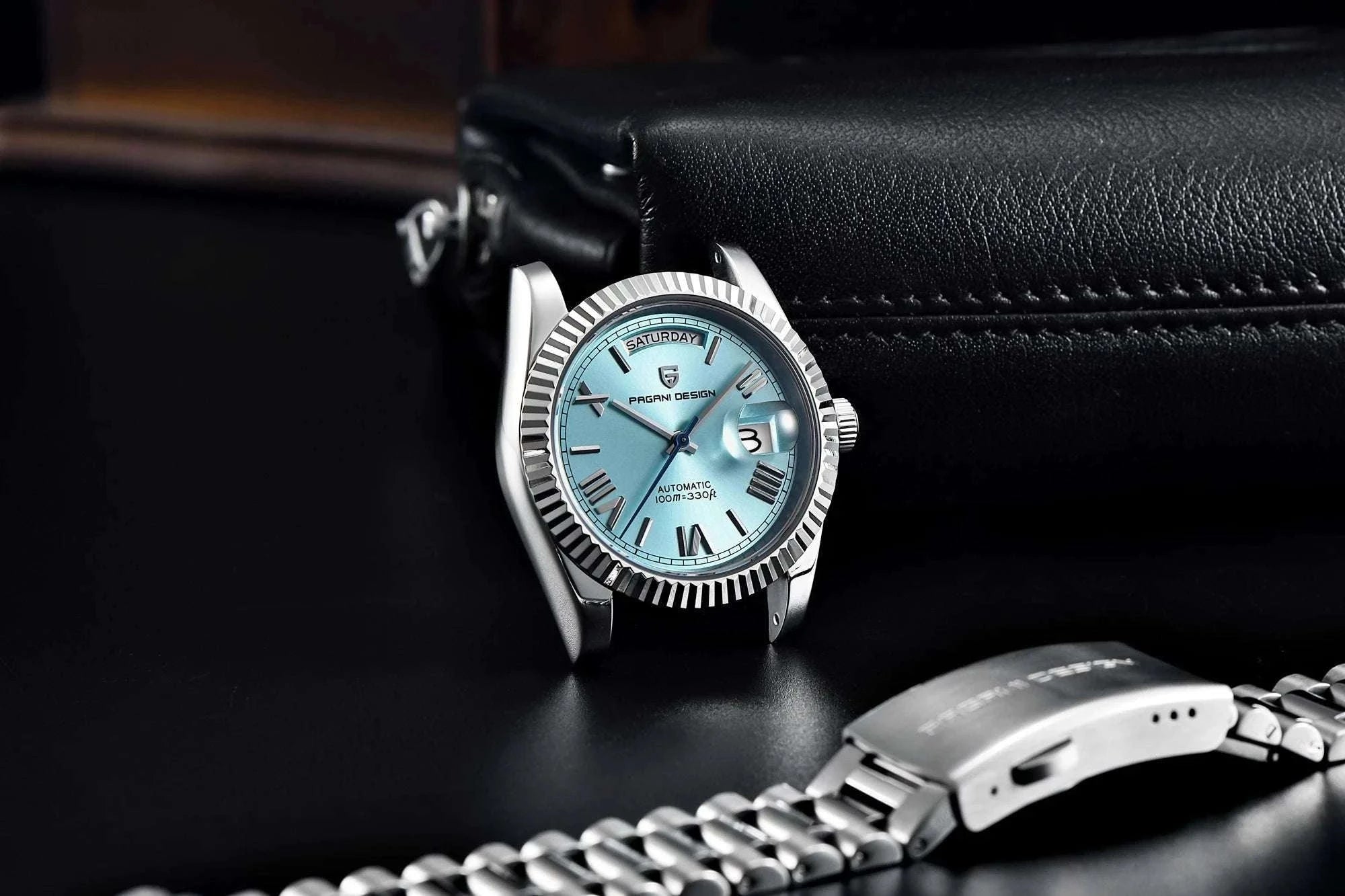 Pagani Design DD36 36mm Automatic Watch with Day-Date Sapphire-Gold White / 36MM / spain