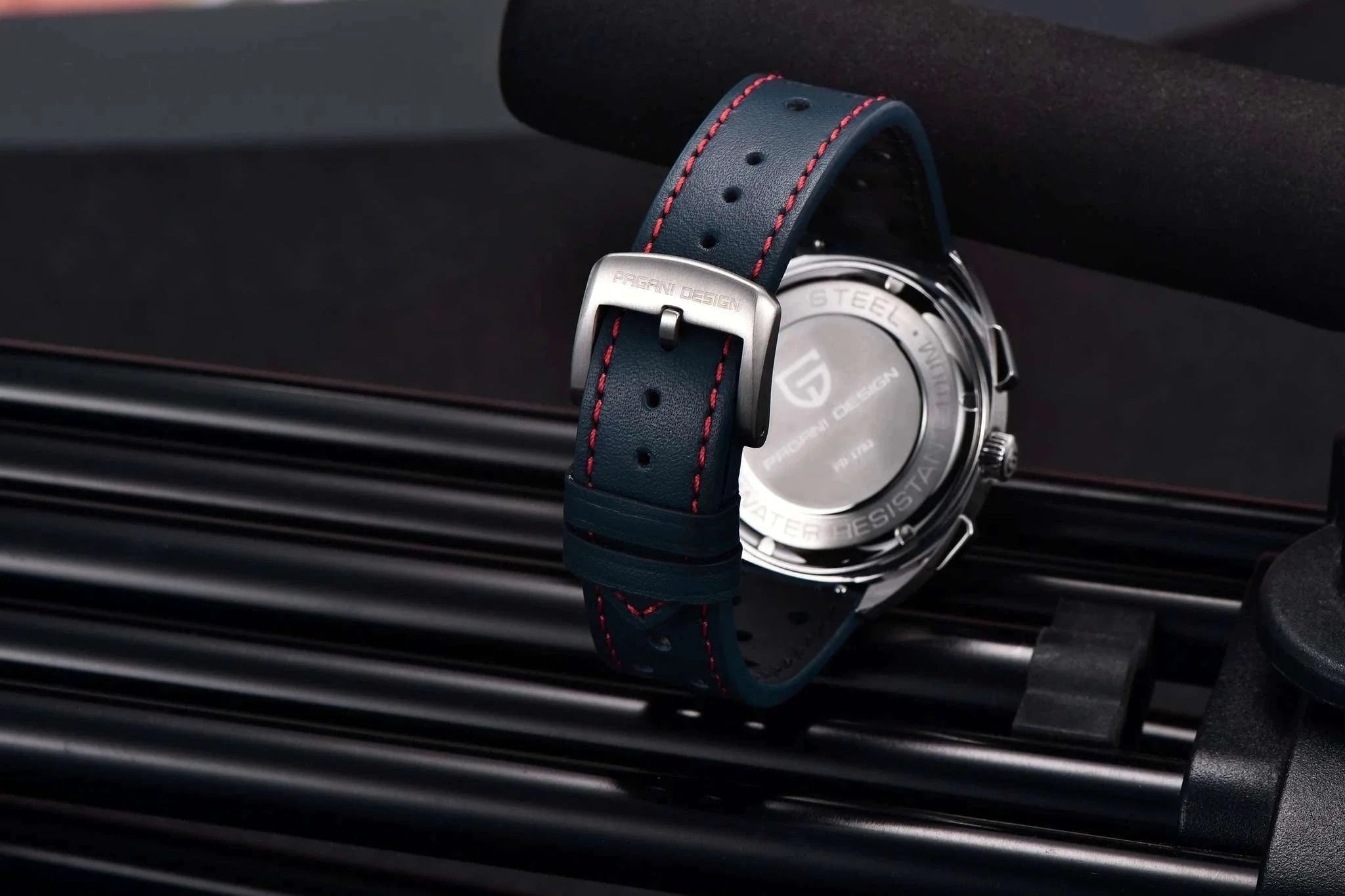 Pagani Design Panda Dial Chronograph Watch VK63 Sapphire-